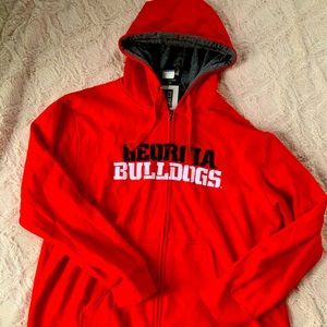 XL Unisex Georgia Bulldogs Zipup
